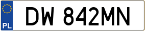 Truck License Plate